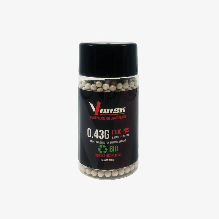 Vorsk 0.43g Biodegradable BBs 1100pcs Bottle